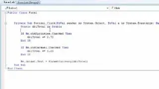 Learning VB.NET (Visual Basics) tutorial 15 - Check boxes