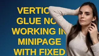 Tex: Vertical glue not working in minipage with fixed height