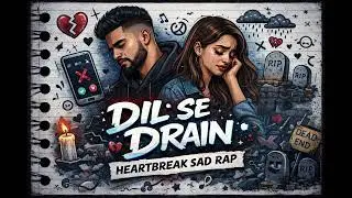 Dil Se Drain | Heartbreak Sad Rap 💔🎤 | Emotional Hindi Rap Song
