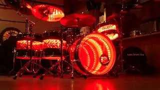 Savior Custom drum set MAPLE w ACRYLIC Stripe
