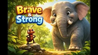The Brave Ant and the Strong Elephant | Bedtime Story for Kids |Tiny Tales