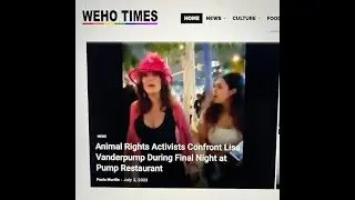 Animal Rights Activists Confront Lisa Vanderpump During Final Night at Pump Restaurant
