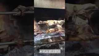 2017-08-30 Zadar Croatia Lamb Roasting