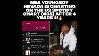 NBA YoungBoy Nevada is charting on the US Spotify chart (#38) 👀🔥