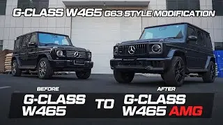 2025 G WAGON W465 UPGRADE TO G63 AMG CONVERSION BODY KITS TUNING BY SUMMER AUTO PARTS