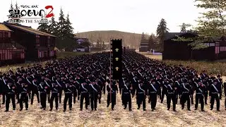 Shogun 2 FOTS - Battle of Aizu 1868 (会津戦争) | Very hard | HD models | Real rifles sound