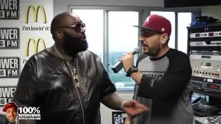 Rick Ross chops it up with Dj Vick One about his new album, favorite foods, and gear.
