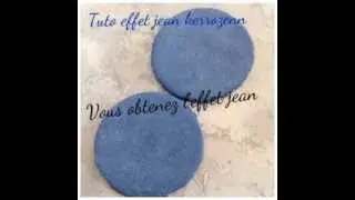 045 TUTO FIMO POLYMERE  l'effet jean's EFFET JEAN EN PATE POLYMERE