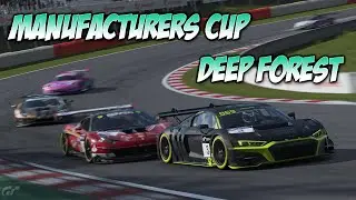 GT7 | CAN I SURVIVE INFRONT? 🏁 Manufacturers Cup -  Deep Forest