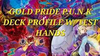 Профиль колоды GOLD PRIDE PUNK с тестовыми руками