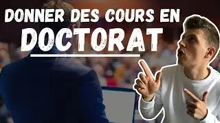 DONNER DES COURS EN DOCTORAT !!
