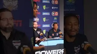 When the lights go out before a press conference 😳