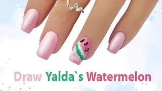 How To Have A Cute YALDA Design On Your Nails