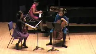 Mendelssohn Trio #1 in D minor, 1st Mvt. - Jess Larsen (10) + Rebecca Kasdan + Sophie Applbaum