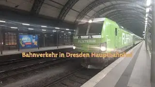 Bahnverkehr in Dresden HauptbahnhofSamstag Video ##057  #deutschebahn #vvo #dbregio