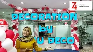 DEKORASI UNIK DAN KREATIF - MENYAMBUT HUT KEMERDEKAAN REPUBLIK INDONESIA DI KANTOR PPDPP KEMENPU