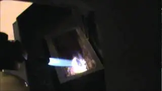 How to light a pellet stove using a torch
