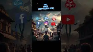 Nepal Bans Social Media. What song they sing back. #facebook #instagram #youtube #nepalisong #fun