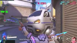MEADXR PRO KIRIKO GAMEPLAY | BUSAN | OVERWATCH 2 SEASON 8 TOP 500