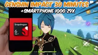 Genshin Impact Gaming Test on Snapdragon 6 Gen 1! IQOO Z9X