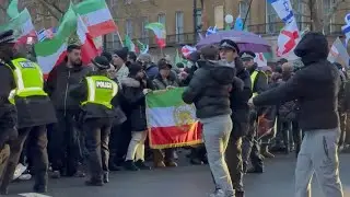 Thousands stand for freedom at Westminster &mdash; voices raised for Iran