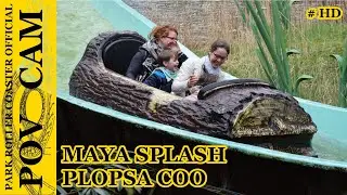 Mayas Splash - On Ride - POV CAM - Plopsa Coo