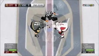 NHL 18 - Vegas Golden Knights vs Ottawa Senators - Gameplay (HD) [1080p60FPS]