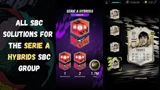 ALL SBC Solutions - Serie A Hybrids (SBC Group) | Madfut 22