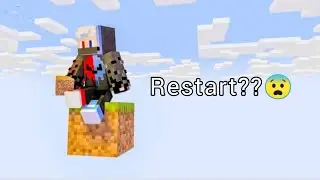 One-Block World Deleted😨😱 | Restart In Minecraft One Block | Minecraft One Block EP#1