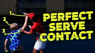 How To Develop The Perfect Serve Contact Point (4.5 NTRP Lesson)