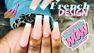 Modern French Nails