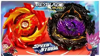 Hyperion FlameBringer VS Lucius EndBringer Beyblade Burst Speedstorm Epic Battle! Hyuga VS Lain