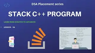 Stack Data Structure C++ program | Insert Delete Traverse | Data Structures and Algorithms | OOPS