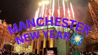 Manchester New Year Fireworks | Stunning UK Celebration