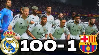 FC 25 -MESSI RONALDO NEYMAR & MBAPPE | ALL STARS | AL NASSR 100-0 MANCHESTER UNITED