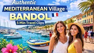 Authentic Mediterranean Village &ndash; BANDOL | 5 Min Travel Clips #Mediterraneanvillage