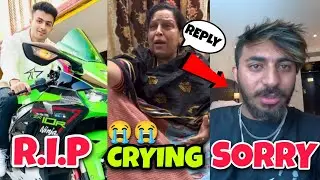Pro Rider 1000 Aunty Very Angry On @aamir__majid 😡 & Family Crying 😭 | Pro Rider 1000 Accident