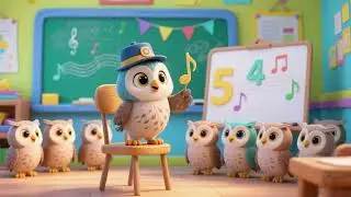 Baby Owl Teaches Number Song 🦉🔢 | Nursery Rhymes & Kids Songs | Learn Numbers for Toddlers