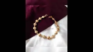Rose gold bracelet 180+shippping#jewellery #shortvideo #bracelet #rosegoldjewellery