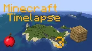 Underground Base! - Minecraft - Timelapse - Survival Island 2 - Part 3