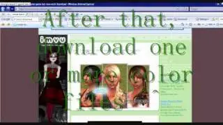 The Sims 2 [downloading custom content] Hair :3