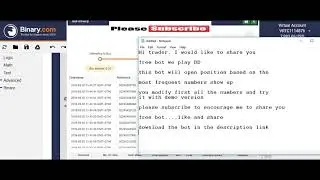 DD free binary bot - gratis bor binary main di DD