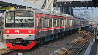 [4K] Stasiun Serpong: Kompilasi Kereta JR 205 VVVF, Rheostatik | KRL Commuter Line (2/3)