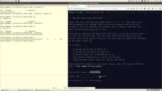 Advent of Code 2015, Day 10 in 4:58 (live)