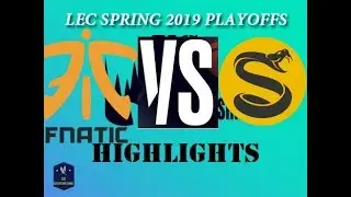 FNC vs  SPY Highlights ALL Game  LEC Spring 2019 Playoffs Round 2 | Fnatic vs Splyce LEC