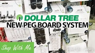 NEW PEG BOARD System at DOLLAR TREE Shop With Me May 2022