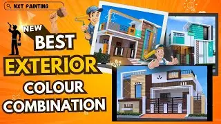 EXTERIOR BEST COLOUR COMBINATION  & FRONT ELEVATION COLOUR COMBINATION New trending Colors in TAMIL