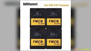 Bitfunx Free McBoot V1966 8MB16MB32MB64MB Memory Card for PS2 Fat Console Special Pick