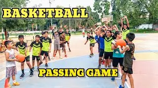 🏀BASKETBALL PASSING GAME FOR YOUTH | #game #funny #enjoy #games #play #workout #basketball
