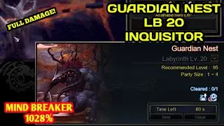 Dragon Nest Sea❗| Inquisitor Guardian Nest LB 20❗Carry Moonlord